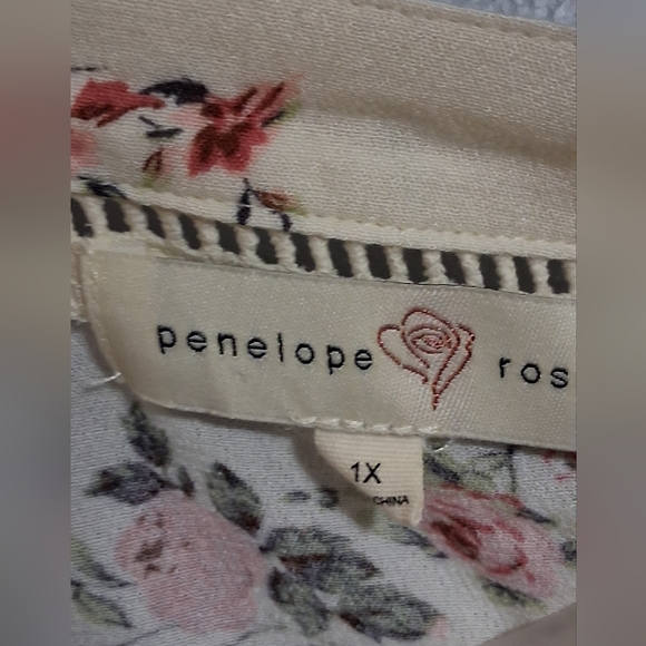 Cream and Pink Ruched Wrap Blouse - Picture 5 of 5